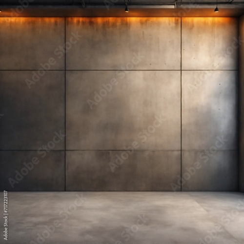 Cement wall and floor for copy space