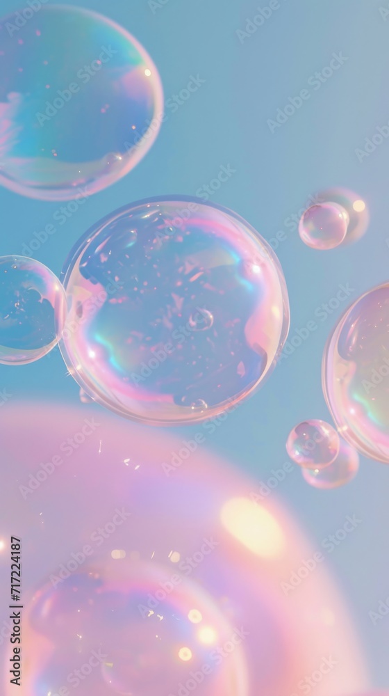 Naklejka premium Abstract bubbles