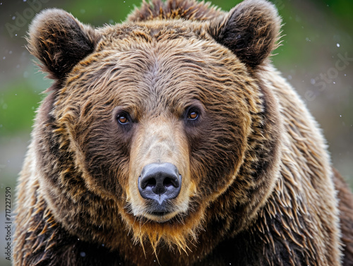 Closeup Portrait of a Wild brown bear © Mosaic Media