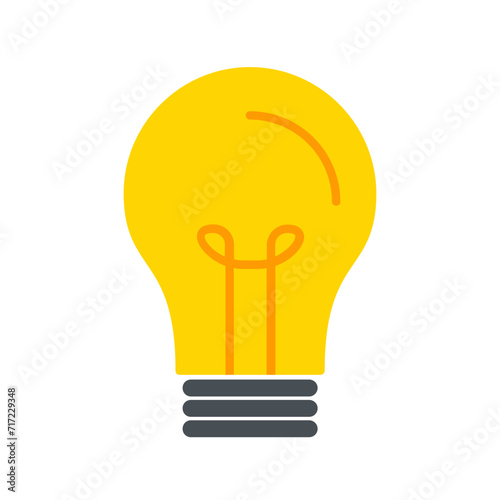 Light Bulb Flat Icon