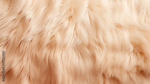 Luxurious Golden White Fur Texture Background