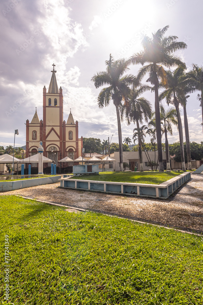 igreja católica na cidade de Buenópolis, Estado de Minas Gerais, Brasil