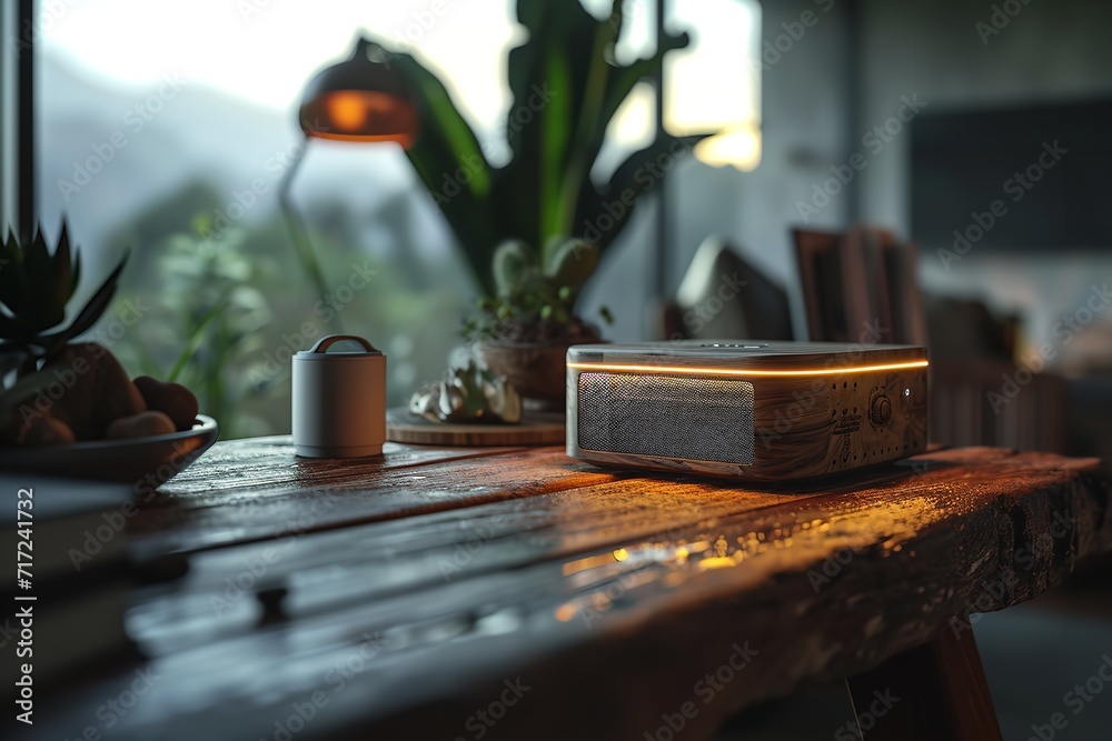 Fototapeta premium Bluetooth Speaker 8K Realistic Lighting Unreal