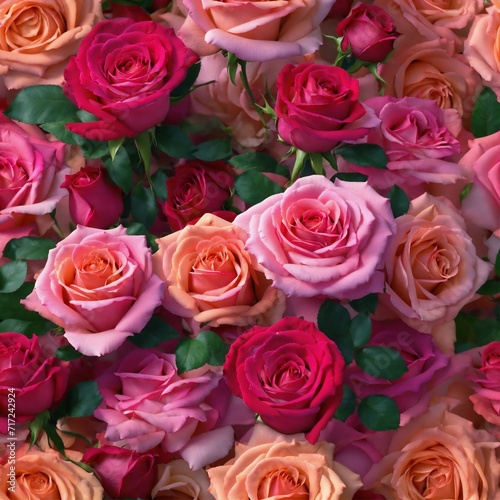 Beautiful background roses for valentine  s day