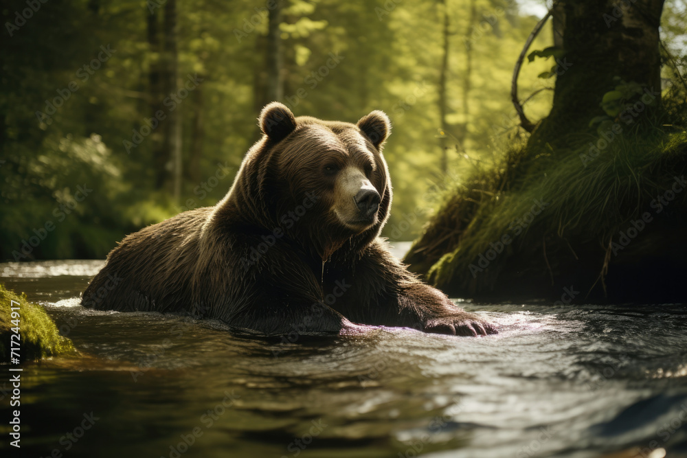 Predator bear wild ursus nature fur brown wildlife mammal dangerous big animal