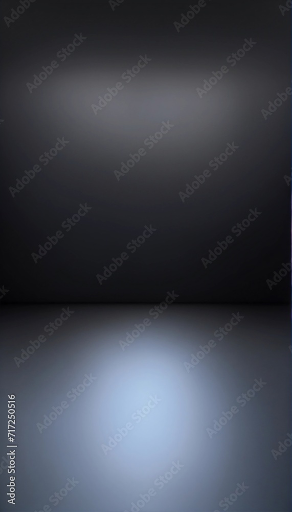 Naklejka premium Abstract luxury blur dark grey and black gradient, used as background studio wall for display your products. plain studio background.