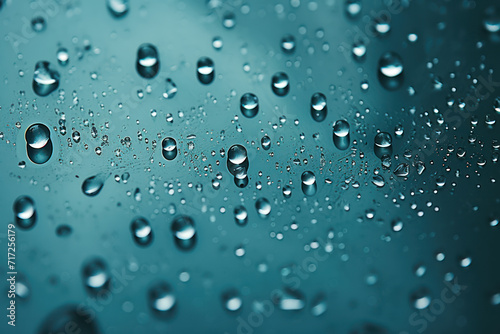A close-up photograph of raindrops on a window, creating a moody and introspective background for text associated with contemplation and reflection. Generative Ai.