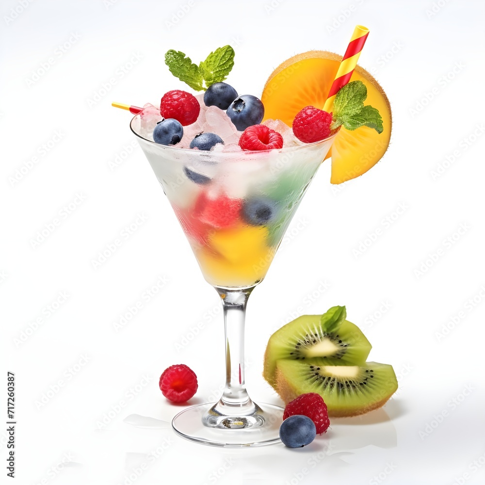 cocktail with fruits cocktail with fruits