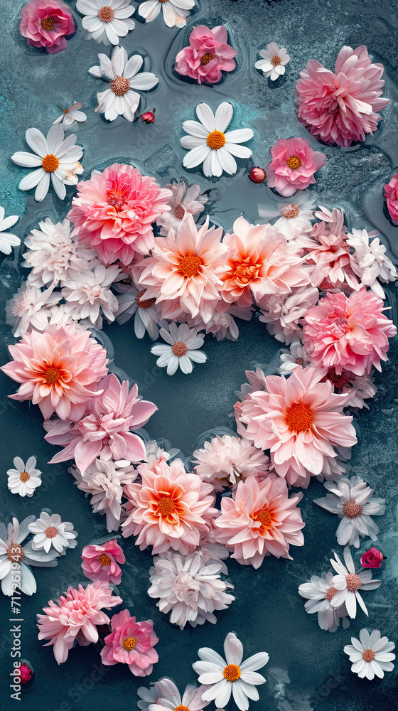 heart shaped flowers 