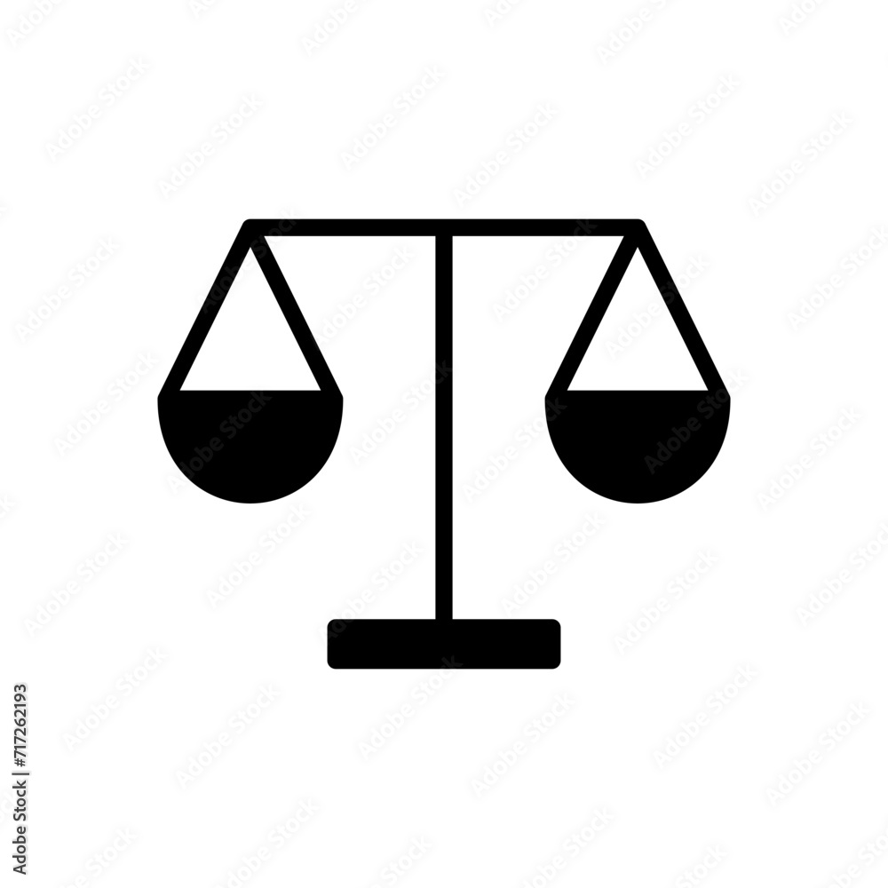 Scales icon vector. Law scale icon. Scales vector icon. Justice Scales icon vector. Law scale icon. Scales vector icon. Justice