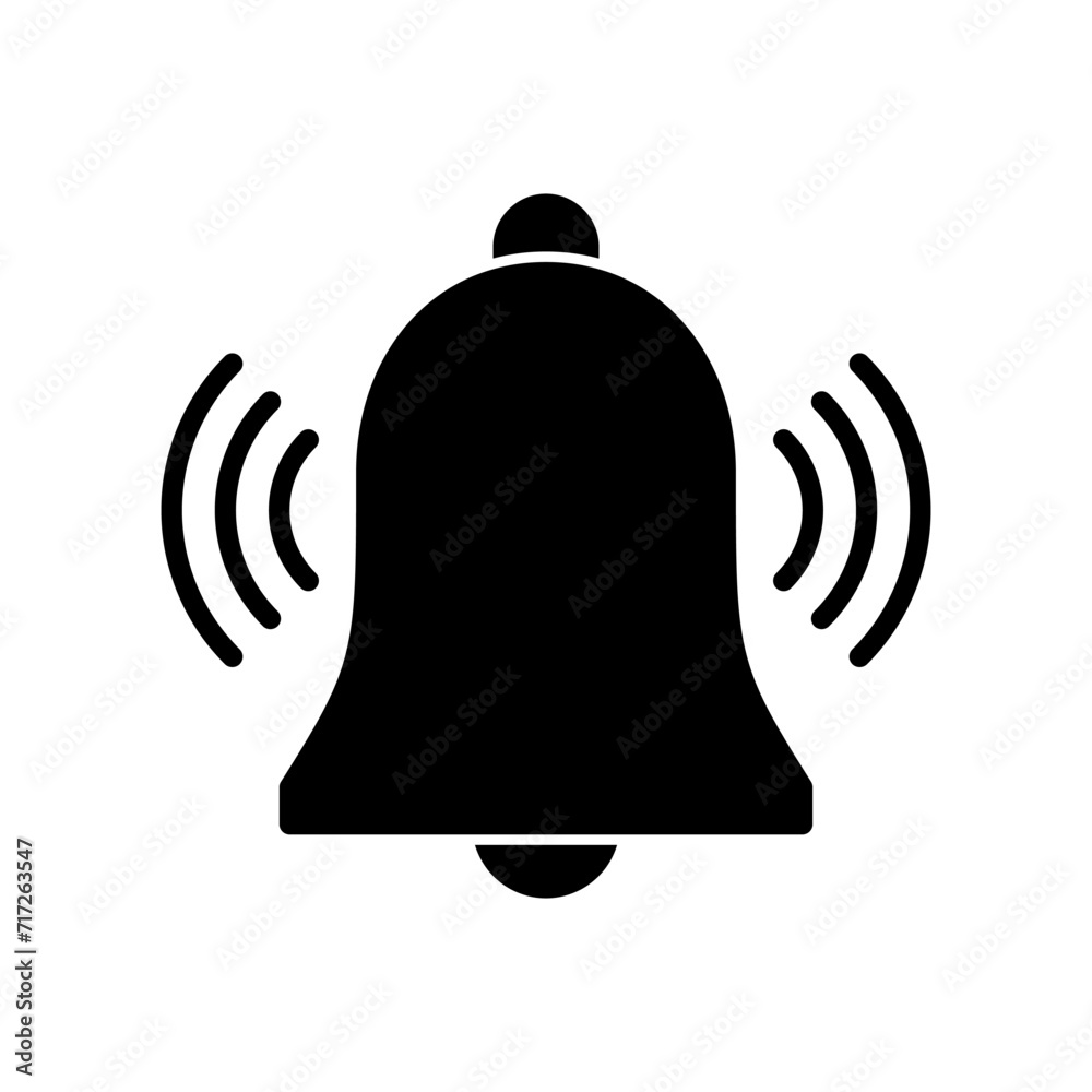 Bell Icon vector. Notification icon for your web site design Bell Icon vector. Notification icon for your web site design