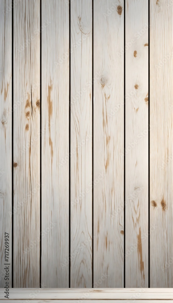 Obraz premium White wooden table background
