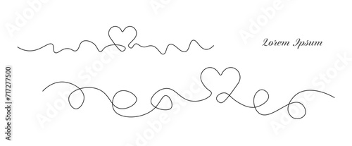 ドローイング 線画 ライン ハート レトロ 背景