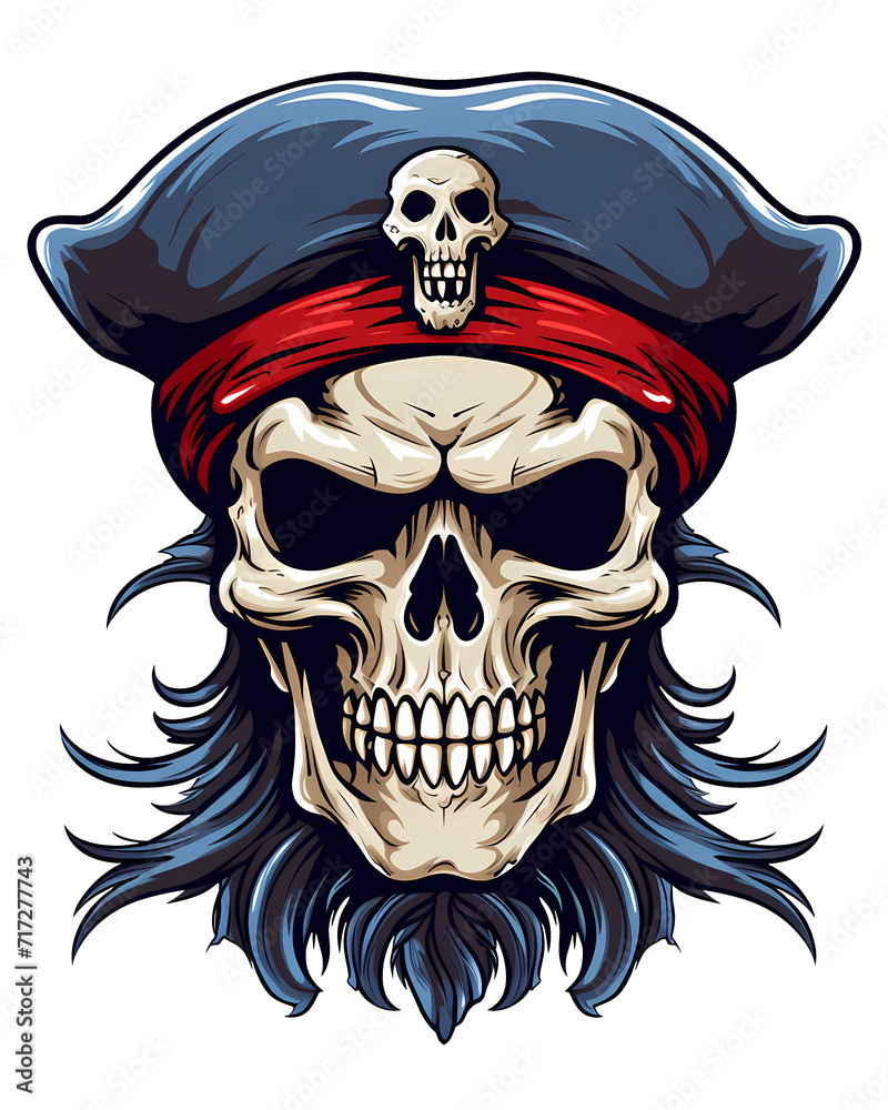 Skull pirate art illustrations for stickers, tshirt design, poster etc
Skull pirate art illustrations for stickers, tshirt design, poster etc