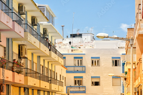 Apartment buildings in Armacao de Pera, Portugal