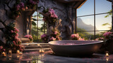 Delightful Garden Decor: Fragrant Flowers, Charming Christmas Accents & More for a Stunning Home & Park, generative AI