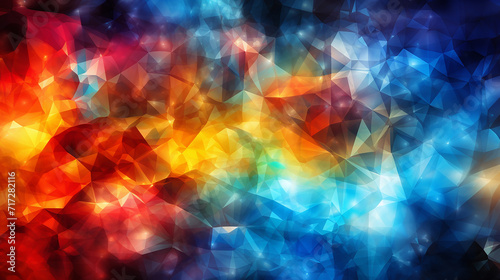 Free_vector_rainbow-colored_abstract_low_poly_banner