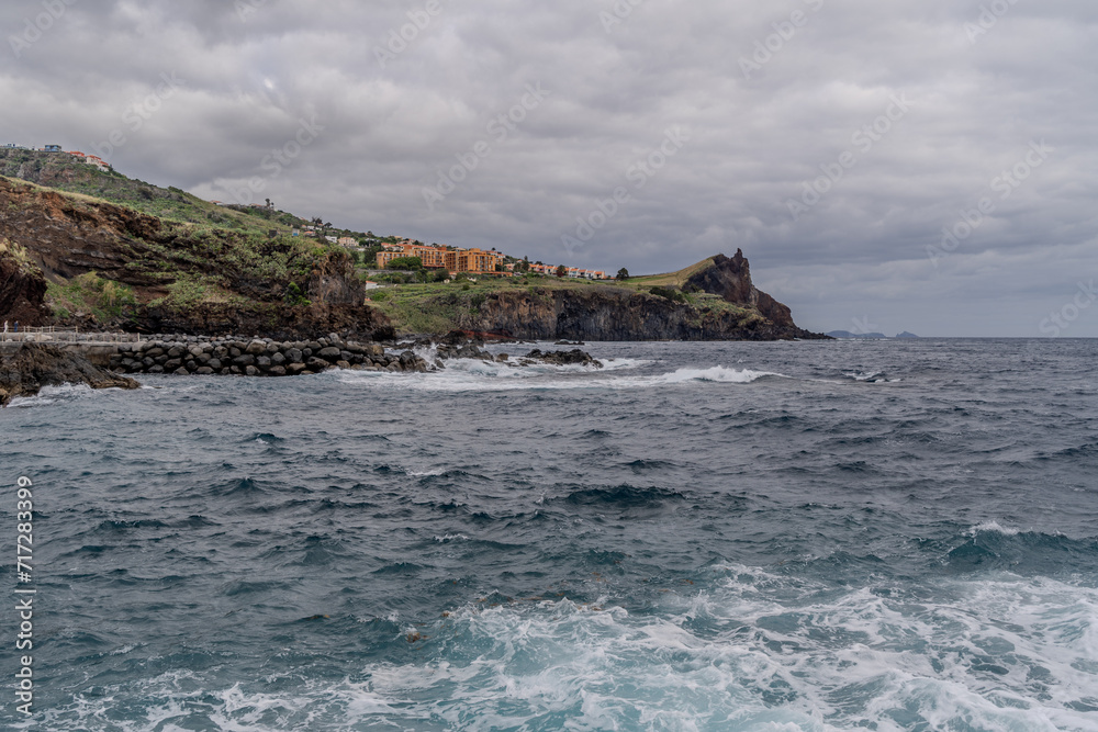 Coast Reis Magos of the island of Madeira , Portugal Coast Reis Magos of the island of Madeira , Portugal