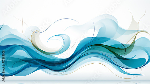 Free_vector_modern_background_with_blue_flowing_lines