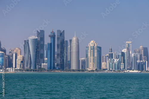 Doha Skyline Viewpoint, Doha, Qatar © sergeymugashev