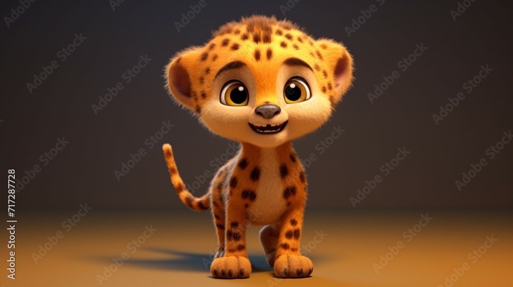 A cute cartoon charry character Ai Generative A cute cartoon charry character Ai Generative