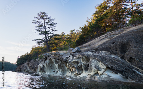 Sucia Island Marine State Park - rock formations along the shoreline