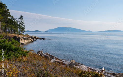 View from the shore of Patos Island - San Juan Islands - Washington