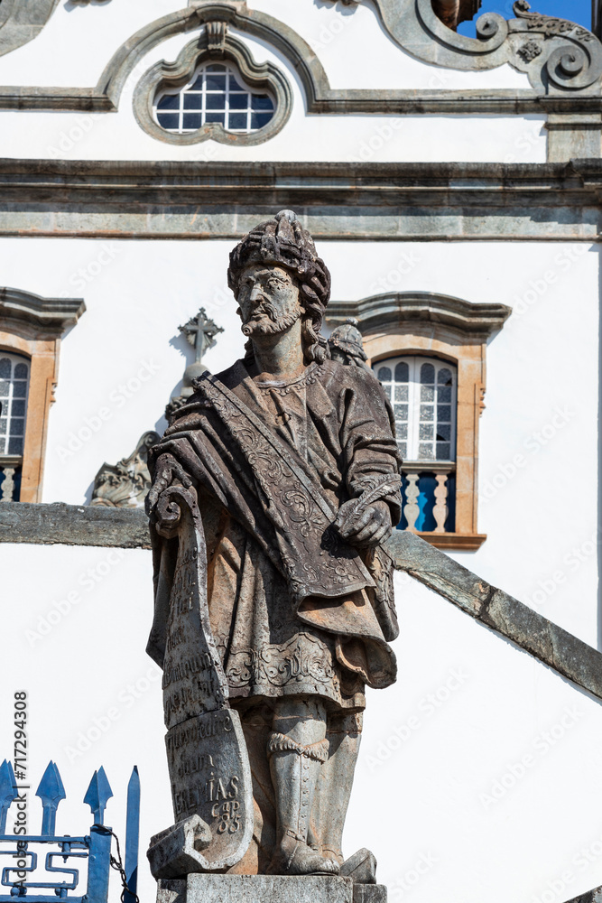 Obraz premium Prophets by Brazilian Sculptor, Aleijadinho. UNESCO World Heritage Site. Congonhas do Campo, Minas Gerais, Brazil