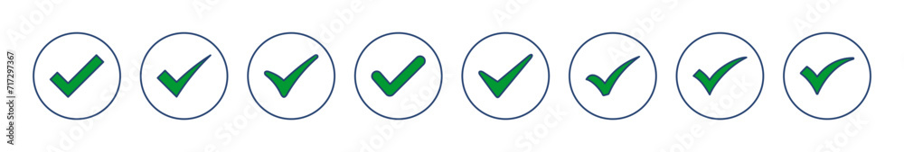 Check mark icon vector. Tick mark sign and symbol Check mark icon vector. Tick mark sign and symbol