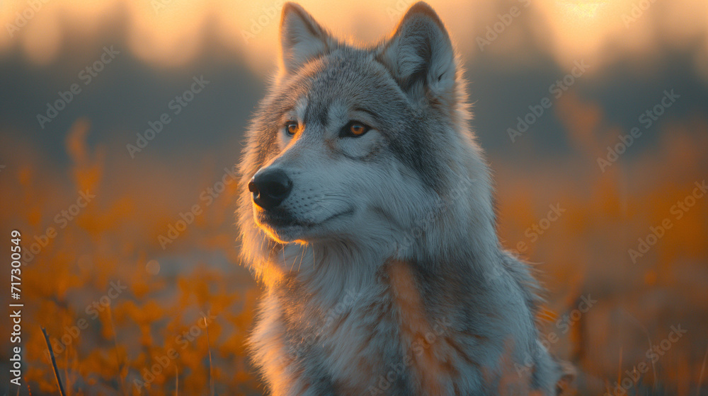 wolf in the forest wolf in the forest