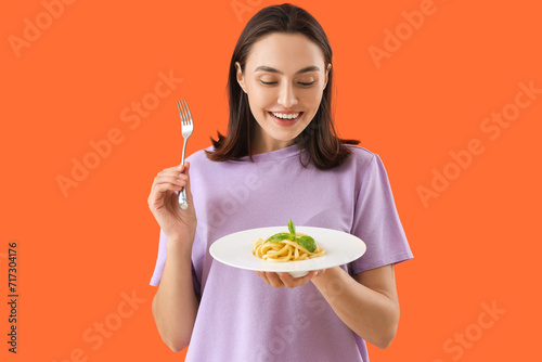 Young woman with tasty past...