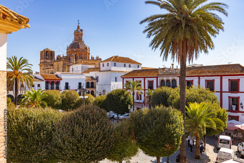Vista escénica de la Plaza del Ayuntamiento de Carmona, Sevilla photo