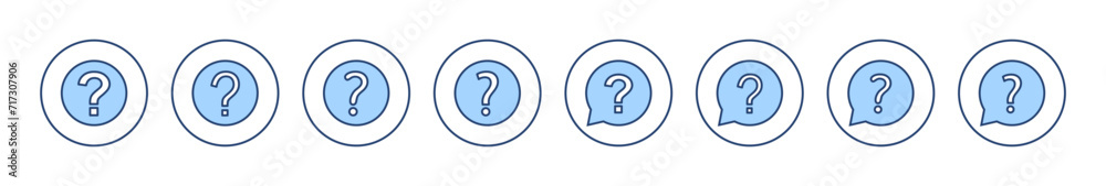 Question icon vector. question mark sign and symbol Question icon vector. question mark sign and symbol