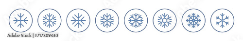 Wallpaper Mural Snow icon vector. snowflake sign and symbol Torontodigital.ca