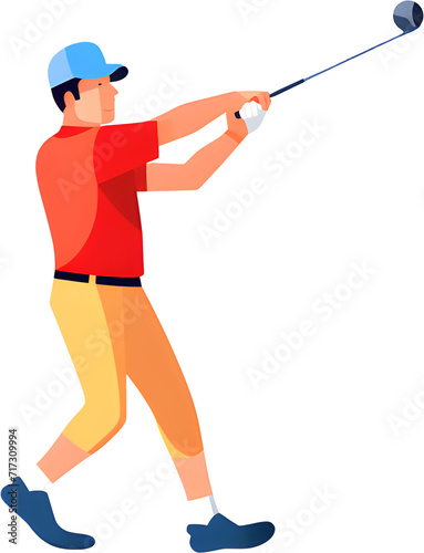 golf player, golf, exercise