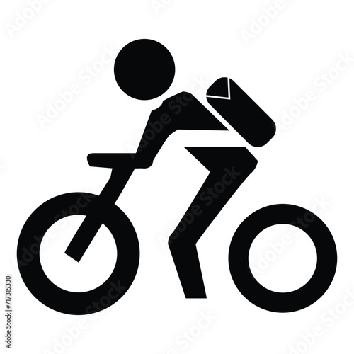 bicycle icon vector illustration symbol design