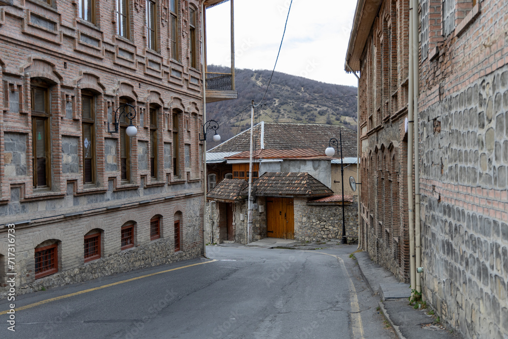 Old streets, Sheki city, Azerbaijan