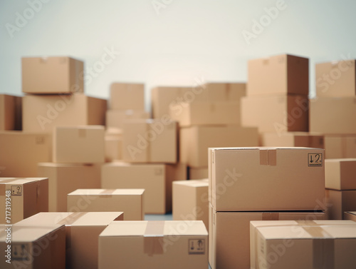 Cardboard boxes  © sazem