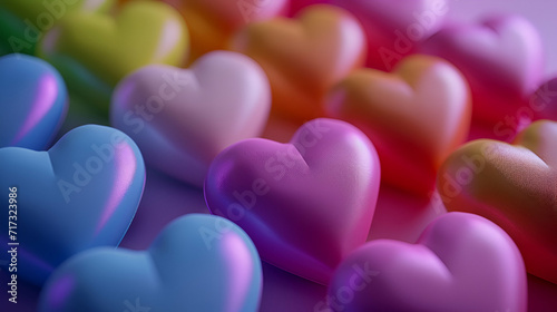 Rainbow Hearts: Diverse Love Palette