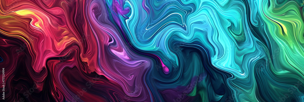an abstract wavy background in several colors, generative AI an abstract wavy background in several colors, generative AI