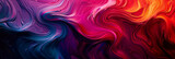 an abstract wavy background in several colors, generative AI