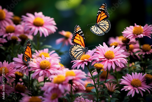 monarch butterfly on a flower © Nature creative