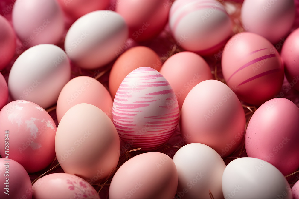 colorful easter eggs