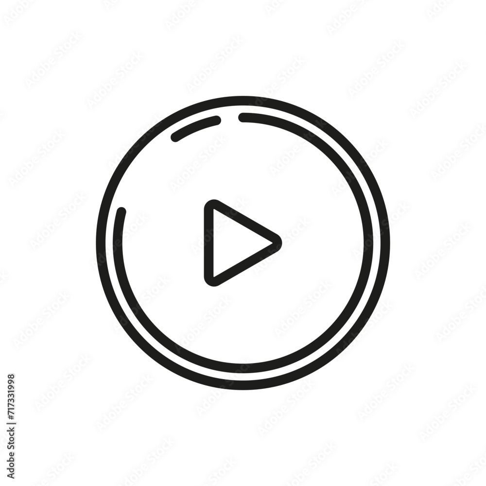 Play button icon. Vector illustration. EPS 10. Play button icon. Vector illustration. EPS 10.