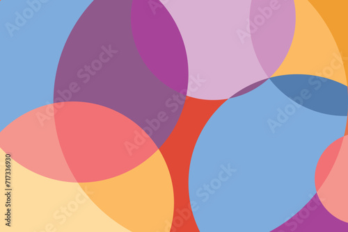 Colorful with blue, purple, red, and yellow combination geometric background