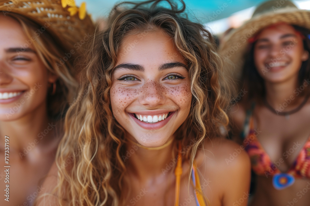 Young friends portrait having fun together Young friends portrait having fun together