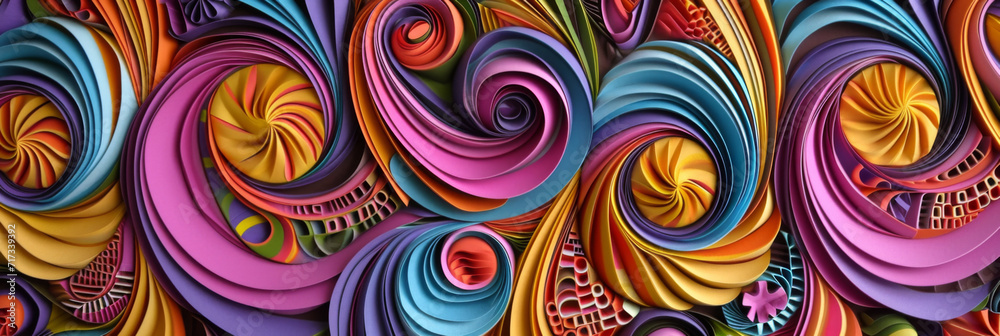colorful paper patterns bsckground, generative AI colorful paper patterns bsckground, generative AI