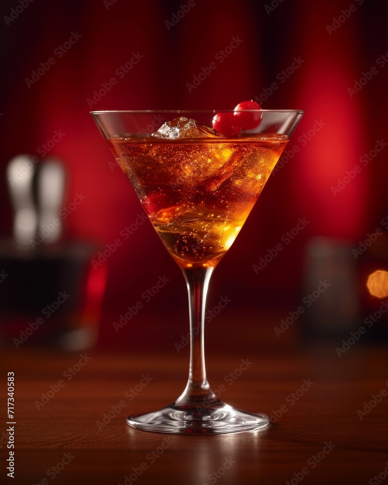 A colorful and artistic cocktail drink in a studio setting. A colorful and artistic cocktail drink in a studio setting.