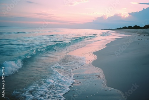 Sunset Serenity on a Quiet Beach