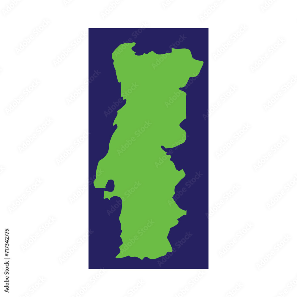 portugal country map icon vector illustration symbol design portugal country map icon vector illustration symbol design